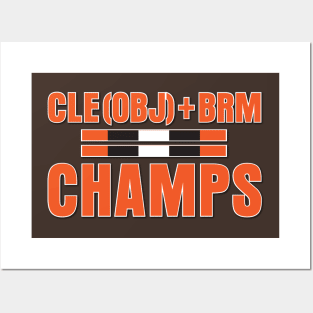 Cleveland Football Champ Equation Posters and Art